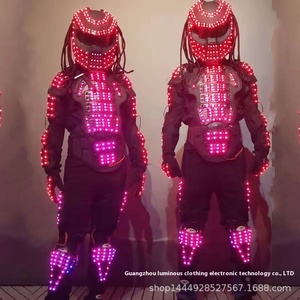 Led Kleidung Dj Party Club Stage Dance Wear Led Licht Kleidung Bunte leuchtende Roboter Anzug blinkende Led Jacke Roboter Kostüm - Product Image 2