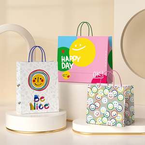 Sacs en papier pour emporter, durables, recyclables, avec logo personnalisé, pour la restauration rapide, sacs à café, sacs en papier kraft blanc et brun, sacs de shopping en coton - Product Image 1