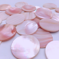 En gros Naturel coquillage plat dos rond rose mère de perle