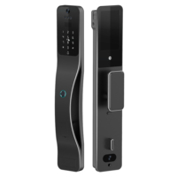 Cerradura Inteligente con Huella Dactilar para Puertas de Madera y Aluminio / Conexión Wi-Fi, Control por Aplicación Tuya