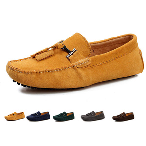 <strong>Mens</strong> Casual <strong>Suede</strong> Shoes Large Size Walking Style <strong>Tassels</strong> <strong>Loafers</strong> Slip on <strong>Men</strong> Moccasin Shoes - Product Image 1