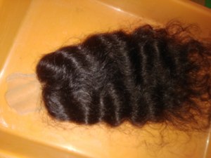 100% Fermetures de cheveux bruts alignées sur les cuticules Manual Making Lace Closure.2X6 4X4 5X5 6X6 & 7X7 Fermeture transparente en dentelle de l'Inde. - Product Image 4