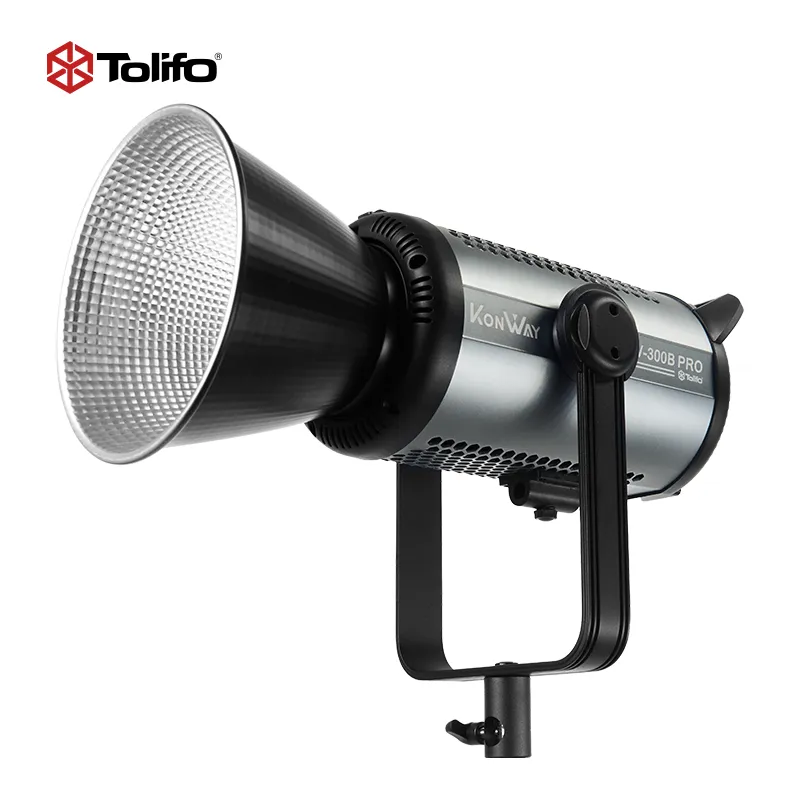 Tolifo KW-300B PRO Portátil 330W Bi-color COB LED Luz Ao Ar Livre Fotografia Estúdio Vídeo Iluminação Bicolor Filmando PK 200W