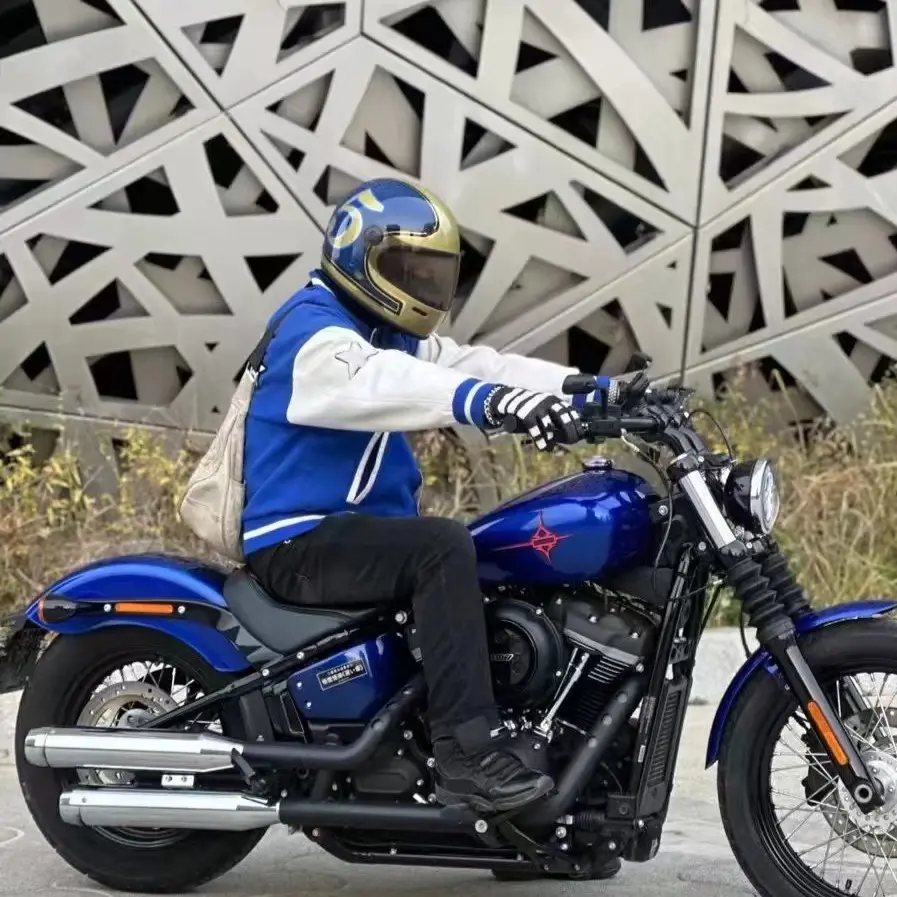 Người đàn ông đầy đủ mặt xe máy Mũ bảo hiểm đôi visors động cơ chéo helms lật lên mô-đun xe máy Mũ bảo hiểm