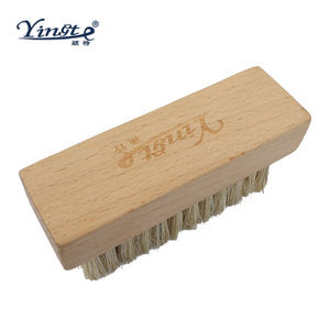 Yinste <b>Shoe</b> Brush Solid Wood Pig Hair Cleaning For <b>Shoes</b> - Product Image 1