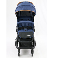Cabine réversible compacte de taille standard pour poussette de bébé avec design pliable et poche en tissu