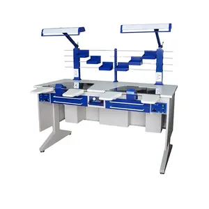 Dental Workstation Laboratory Dental Technician Table Work Bench With Dust Extraction System