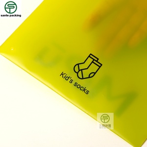 Custom Color Gravure Printed Customized Color Recyclable Socks Packaging Zipper Bag Shirt Underwear Frosted Matte Clothes - Product Image 3