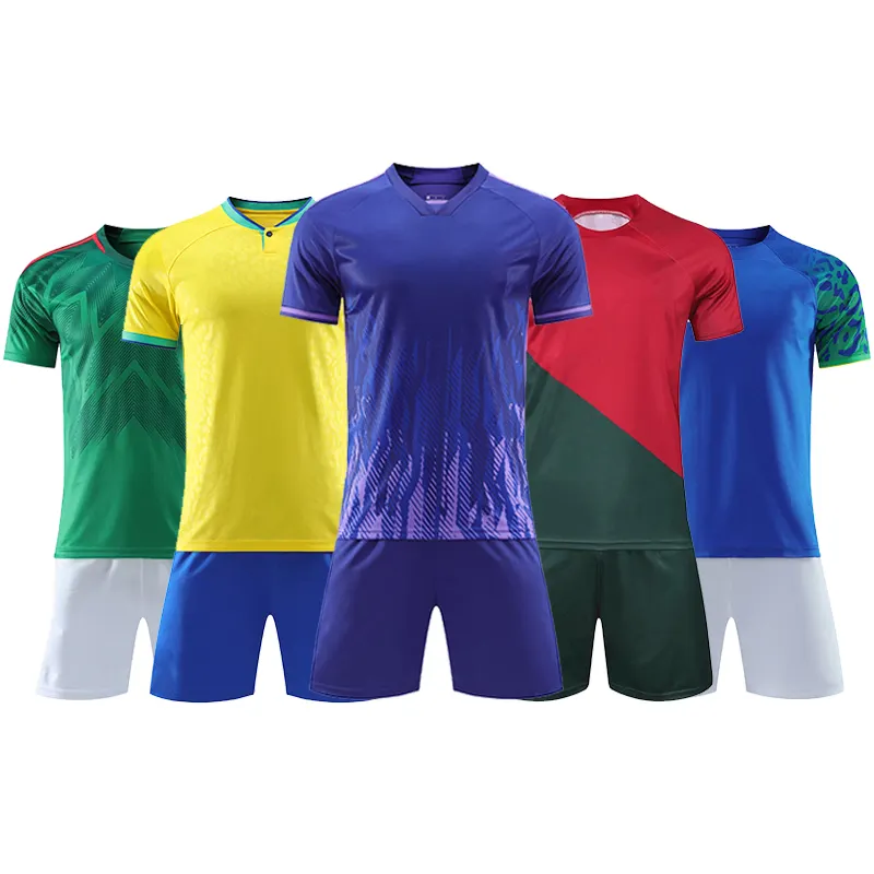 قميص كرة قدم رجالي عالي الجودة للبيع بالجملة قميص كرة قدم من النادي الأوروبي للأطفال