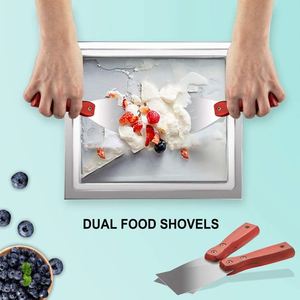 Descuento ahorro de energía nuevo cuadrado solo Pan 50cm máquina de helado frito Tailandia fabricante de rollos - Product Image 5