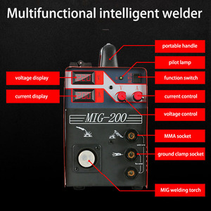 Machine à souder multifonctionnelle IGBT 3 en 1 haute puissance MIG/MMA/TIG 200/250A avec fil de cuivre AC pour la soudure - Product Image 3