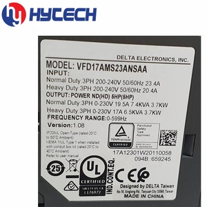 Thương hiệu mới ban đầu Delta MS300 loạt VFD 3 giai đoạn 200-240V IP20 3.7kW / 5.5HP biến tần vfd17ams23ansaa - Product Image 2