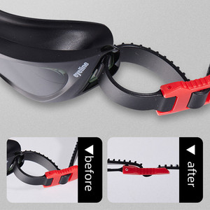 60 שנים יצרנית מקצועי מירוץ אימון משקפיים משקפי מגן נגד ערפל ערפל לשחות משקפי מגן ב כחול לבן אדום - Product Image 5