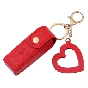 Bolsa de Almacenamiento Multifuncional Reutilizable para el Hogar, con Clip, Material de Cuero PU, Diseño de Colgante de Corazón para Mujer, Portátil - Product Image 5