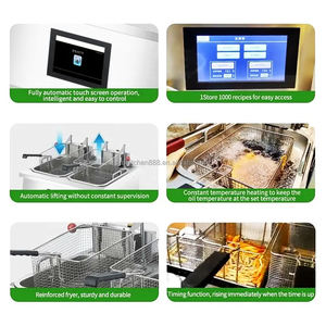 Slimme Automatische Lift Aanrecht Friteuse Voor Gebakken Kip En Frietjes-Professionele Commerciële Elektrische Bulkfrituurmachine - Product Image 6