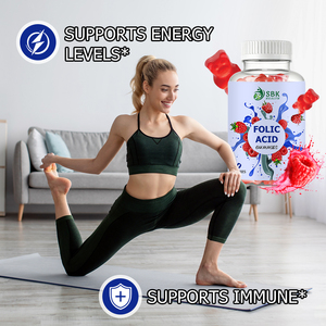 Factory Direct Foltc Acid Gummies with Folic Acid For Prenatal Pregnancy and Every Day Support Daily Energy <b>Supplement</b> Gummies - Product Image 5