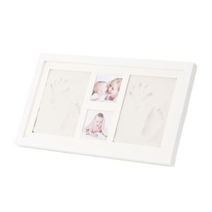 Kit de cadre photo pour empreintes de pieds de bébé nouveau-né, décoration de la maison, imperméable, pin de Nouvelle-Zélande, argile, <span class=keywords><strong>empreinte</strong></span> de main, certifié EN71-3 - Product Image 2