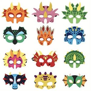 Máscara facial personalizada <span class=keywords><strong>de</strong></span> Navidad y Halloween, máscara <span class=keywords><strong>de</strong></span> superhéroe elástica y <span class=keywords><strong>de</strong></span> fieltro barata para niños, suministros <span class=keywords><strong>de</strong></span> fiesta <span class=keywords><strong>de</strong></span> cumpleaños temática Jungle Safari - Product Image 2