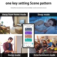 Interruptor Inteligente para Ventilador de Techo con Control por Voz a través de WiFi, Temporizador, Regulable, Alto/Bajo Voltaje, Motor, Control Remoto, Pantalla IPS para PC, Estándar Estadounidense