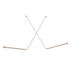 Bacchette di Rame per Rabdomanzia di Qualità - 2 Pezzi, Realizzate con Tecnica di Fusione - per Strumenti di Caccia ai Fantasmi, Rilevamento Acqua, Oggetti Interrati, ecc. - Product Image 6