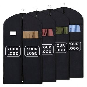 Bolsa para Ropa Personalizada con Impresión de Logotipo, Bolsa Protectora de Tela No Tejida para Bolsos, Funda Plegable para Trajes, con Logotipo Personalizado - Product Image 1