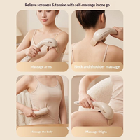 Masseur manuel à long manche, simulation de main humaine, pétrissage réglable, outil de massage cervical, du cou, des épaules et du dos pour la maison et le bureau
