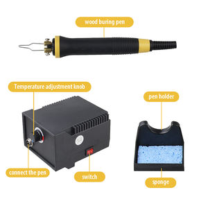 Juego de Herramientas de pluma para quemar madera, máquina eléctrica de pirograbado de hierro para soldar, <span class=keywords><strong>precio</strong></span> barato - Product Image 3
