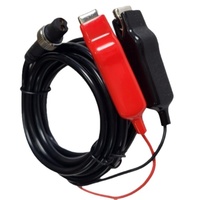 Câble d'extension électrique Dawa, 2 broches, cœur en cuivre pur, diamètre du trou de 12,3 mm, câble d'alimentation de 3 m, 300MJ500MJ pour moulinet de pêche