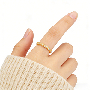 Anillo de compromiso y moda personalizado de plata y oro macizo de 10K/14K/18K, con diamantes cultivados en laboratorio CVD de calidad IGI VVS-VS, corte ovalado y corte brillante, clásico. - Product Image 6