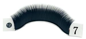 Extensions de cils inférieurs individuels classiques en cachemire/plats, noir foncé, 0,1 0,15 0,2, plateau de cils J B C Curl, petites extensions de cils inférieurs - Product Image 5