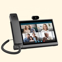 Telepon SIP Android Ethernet Video HD Suara HF Telepon IP Android RJ45 Ethernet POE Terminal Konferensi Video WiFi Telepon Android