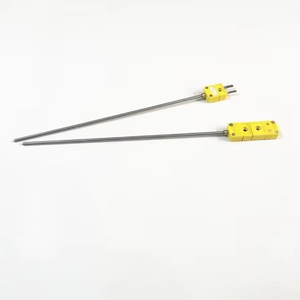 مقياس حرارة مزدوج مزود بقابس مدرع من النوع K طراز KZWK/K-161، مسبار مرن لدرجات الحرارة العالية، مقاوم للماء IP65، من الفولاذ المقاوم للصدأ، يدعم التصميم حسب الطلب، ضمان لمدة سنة واحدة - Product Image 2