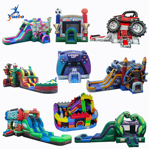 Château gonflable, trampoline gonflable, château gonflable commercial, château gonflable avec toboggan aquatique pour enfants et adultes - Product Image 4