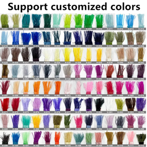 Plumes de queue de <span class=keywords><strong>coq</strong></span> naturelles teintes sur mesure en gros pour la pêche à la mouche, les costumes, le carnaval, les mariages, les fêtes, l'artisanat et la décoration de scène - Product Image 5