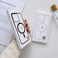 Coque de téléphone transparente en TPU et PC avec chargement magnétique sans fil, antichoc, pour iPhone 14-17, fabricant OEM ODM Chine
