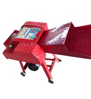 Machine de traitement des aliments pour volailles de marque OEM en excellent état, construction en acier, hacheuse à ensilage, hacheuse à paille, type C003