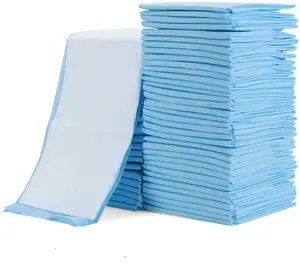 Personnalisé bon échantillon gratuit médical épais coton organique profilé en gros incontinence jetable lit underpads