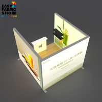 Boîte à lumière LED haute luminosité sur pied avec cadre d'affichage rétroéclairé pour kiosque de centre commercial et boutique