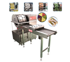Morocco Semolina Pancakes Crepes Production Line Maker Spring Roll Wrapper Sheet Making <b>Machine</b> 304 Stainless Steel Motor High - Product Image 3