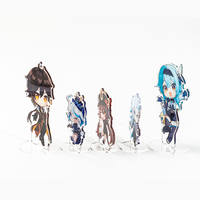 Personnages Personnages Personnages de Standee en Acrylique Transparent à Double Impression Porte-clés Standee