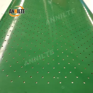 Annilte Customized Cheap Price Punching Conveyor Pvc Belts With Holes