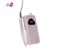 SUNKIN 2026 Nouvelle Conception Ponceuse à Ongles Électrique Sans Fil 45000 tr/min Professionnelle Rechargeable avec Diamant