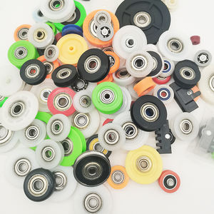 Roulettes en POM Nylon PA 12x37x14mm 12x38x11MM Roulements Roulettes modernes robustes <span class=keywords><strong>pour</strong></span> <span class=keywords><strong>porte</strong></span> <span class=keywords><strong>coulissante</strong></span> <span class=keywords><strong>Porte</strong></span> de garage Salle de bain Hôtel - Product Image 2