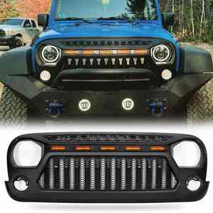 2013-2017 Offre Spéciale 4x4 Auto <span class=keywords><strong>Tuning</strong></span> <span class=keywords><strong>Accessoires</strong></span> Grille de pare-chocs avant pour <span class=keywords><strong>JEEP</strong></span> <span class=keywords><strong>WRANGLER</strong></span> JK Grille - Product Image 2