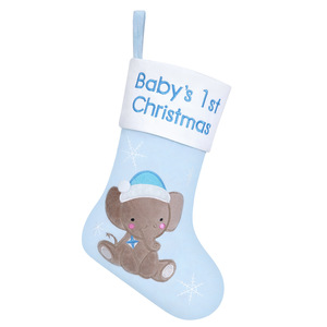 <span class=keywords><strong>Chaussette</strong></span> de Noël pour bébé, en coton, motif éléphant mignon, peluche douce, flocon de neige, souvenir de naissance pour nouveau-né - Product Image 4