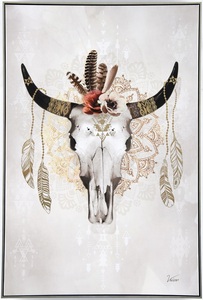 Trang Trí Nội Thất Trừu Tượng Kết Cấu Sơn Trên Vải Tường Nghệ Thuật Với Giá Tốt Nhất - Product Image 3