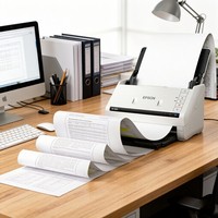 Scanner à alimentation par feuilles Epson DS-530II A4, numérisation recto verso en une seule passe, USB 3.0 pour la numérisation de contrats et de factures