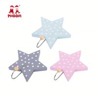 Ensembles de meubles pour enfants : Nouveau porte-manteau mural décoratif en bois pour chambre de bébé, idéal pour les enfants