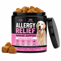 Complément alimentaire pour animaux de compagnie en gros : Friandises à mâcher molles pour chiens contre les allergies, avec colostrum et quercétine pour le soutien des sensibilités saisonnières (OEM)