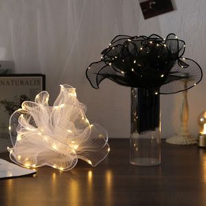 Carta da Imballaggio Coreana in Rete Ondulata, Materiale in Filato <span class=keywords><strong>Spray</strong></span> per Confezioni Floreali, Decorazione per Bouquet di Fiori - Product Image 5
